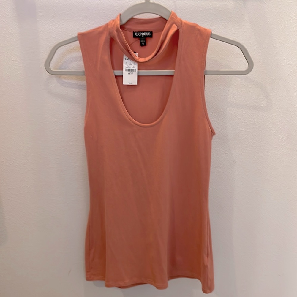 Express SX tank top with neck detail